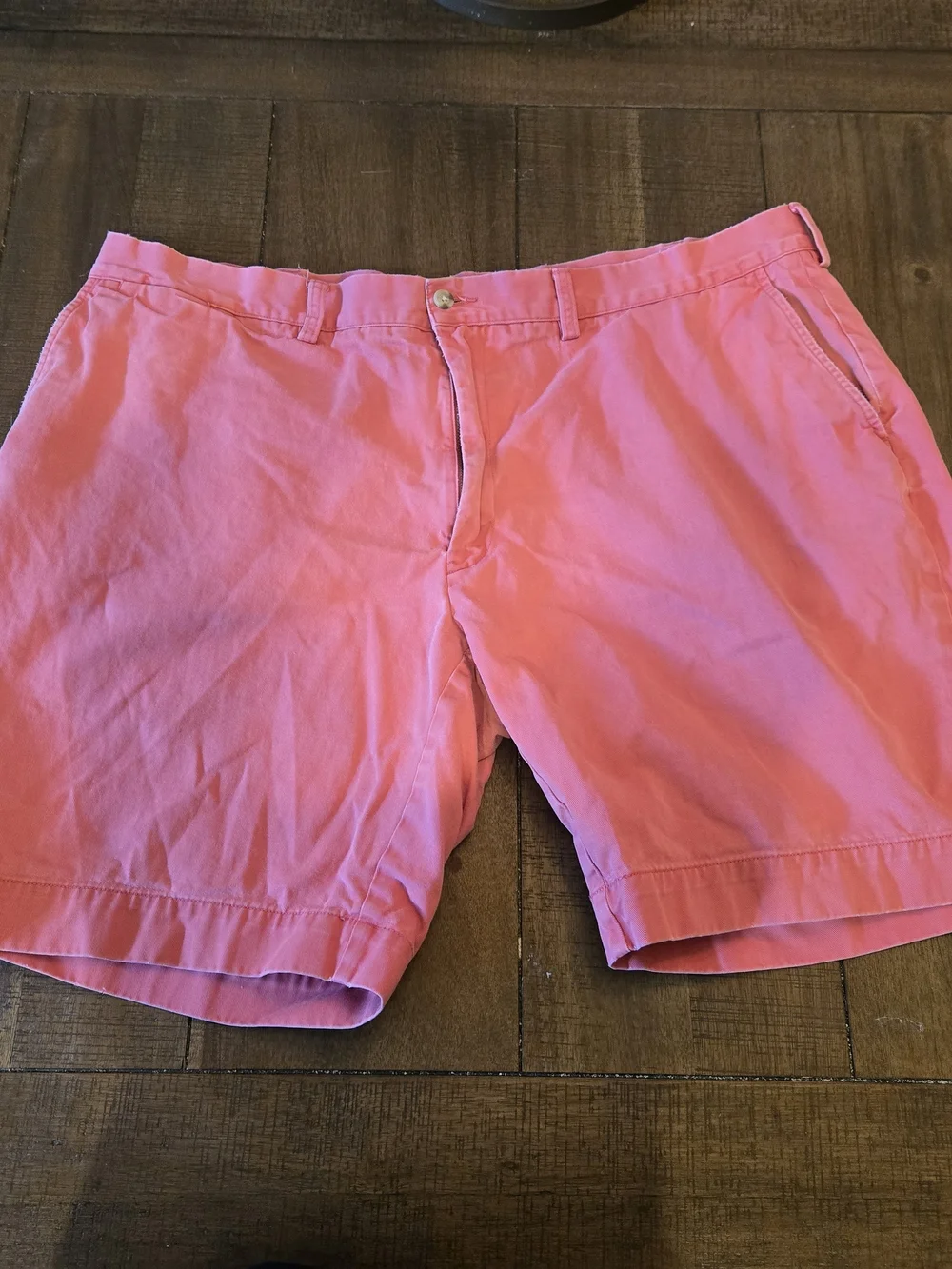 Ralph Lauren Men's 42 Salmon Pink Cotton Shorts